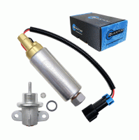 MARINE OUTBOARD ENGINE FOR MERCRUISER AND MERCURY MARINE - FUEL PUMP W/ REGULATOR, OEM REPLACEMENT - HFP-702-R - Quantum